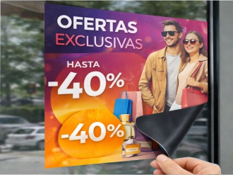 Vinilo para impresión Trasera Gris
